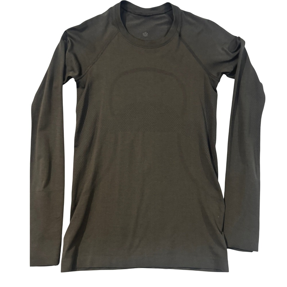 Lululemon Swiftly Tech Long Sleeve 2.0 Shirt Black Size 6 Running Top gorpcore